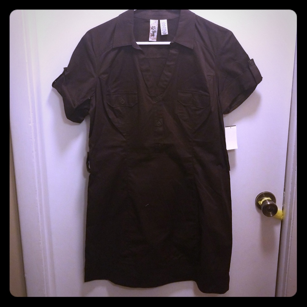 Chocolate brown dress